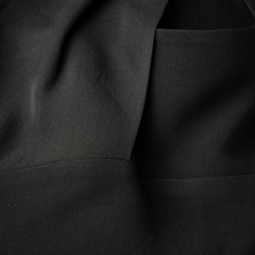Elie Saab Black Twist Detail Bodycon Dress Size M In Good Condition For Sale In London, GB