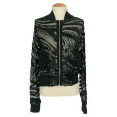 Used Elie Saab bomber jacket