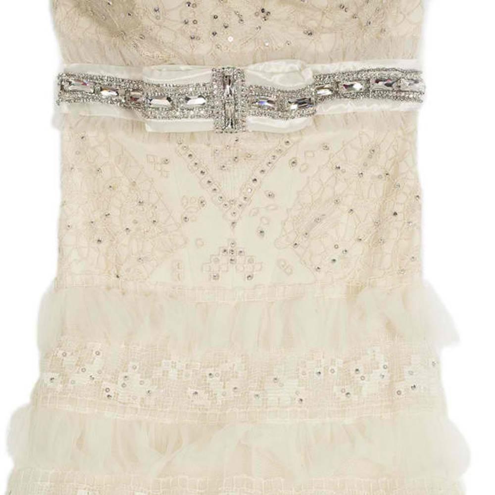 Beige Elie Saab Couture Wedding Dress XS