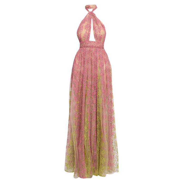 Floral Tulle Dress 17 For Sale on 1stDibs floral tulle gown