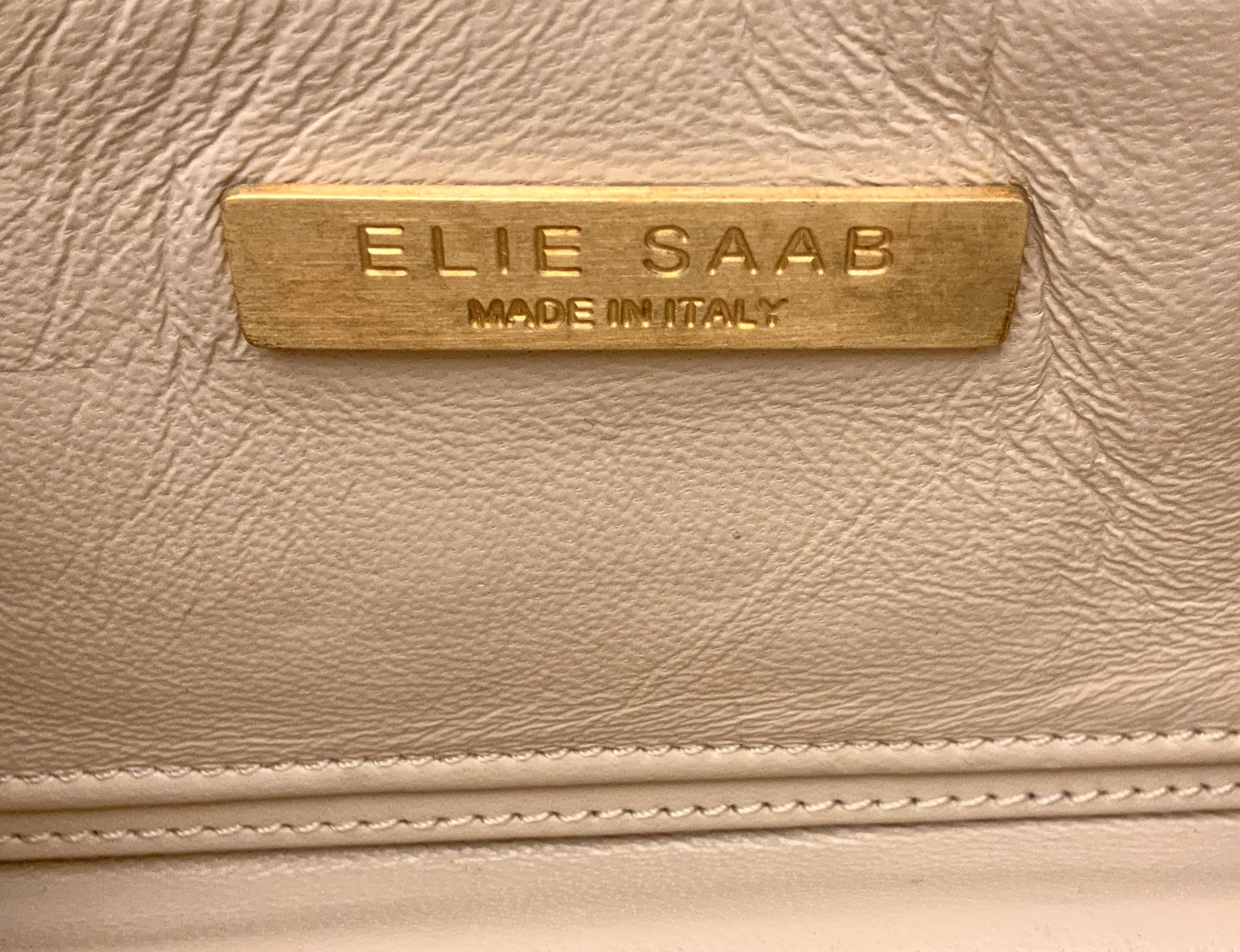 Women's or Men's Elie Saab Gold Metal Clutch