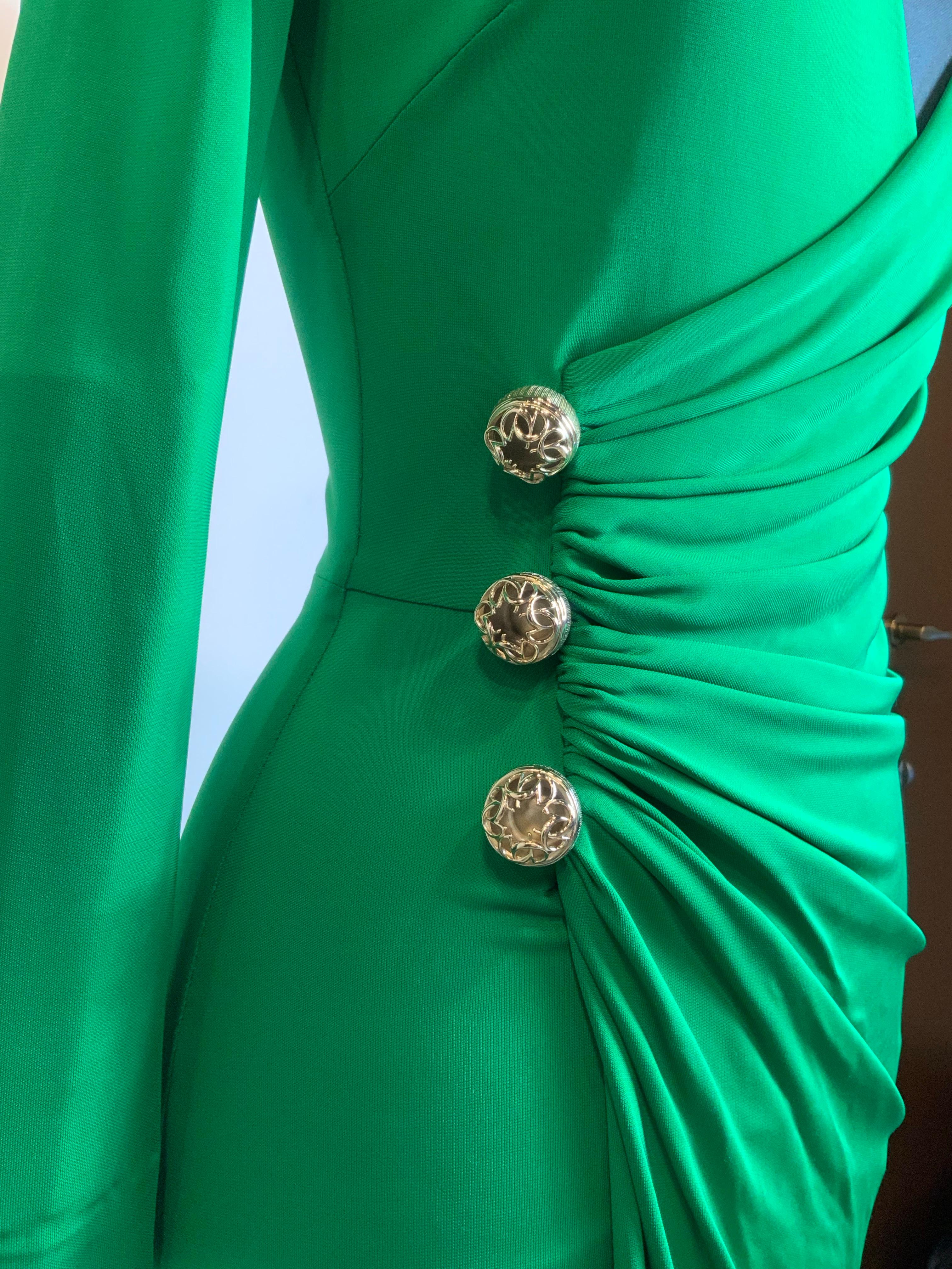 Vestido de noche verde Elie Saab Verde en venta