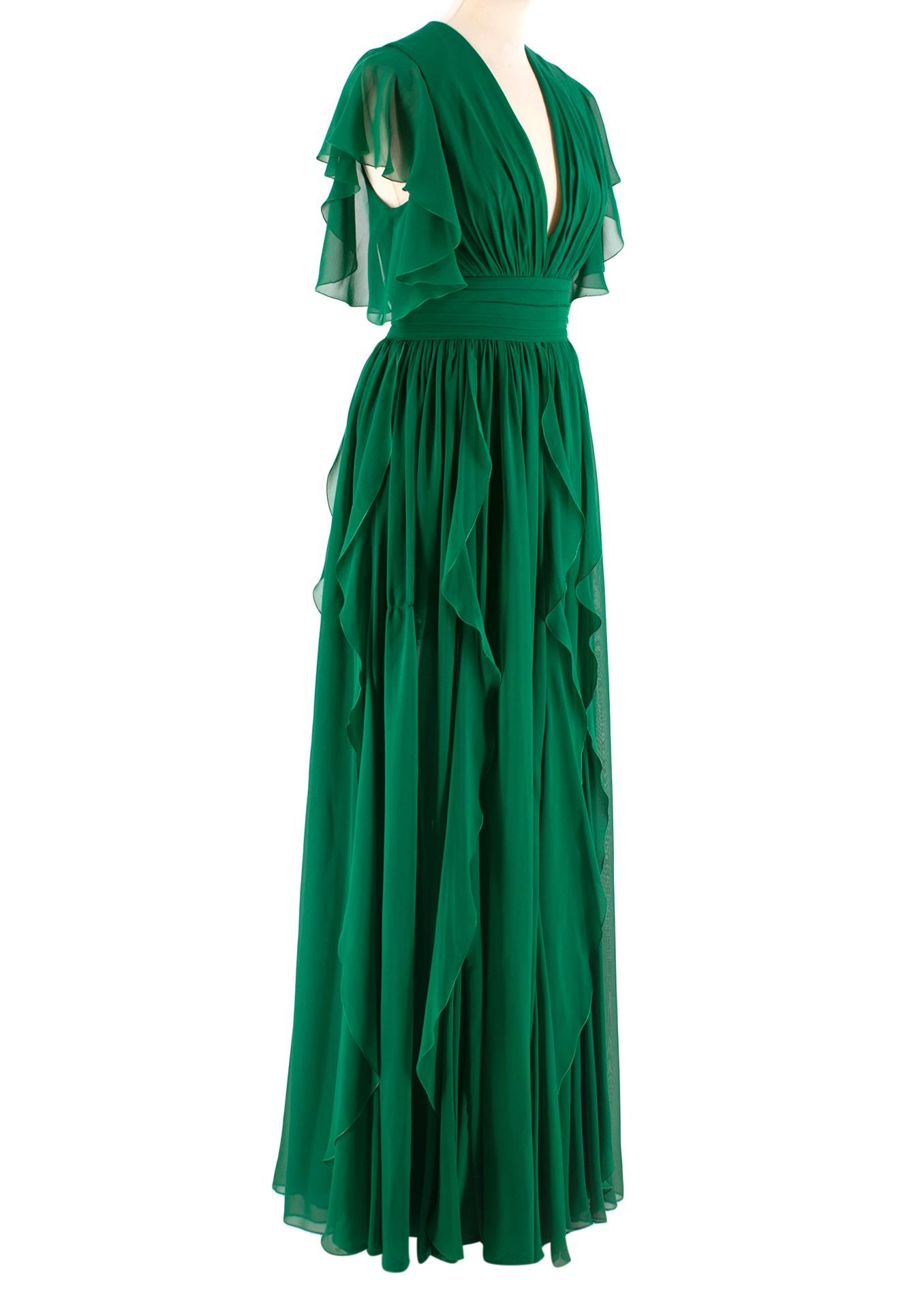 elie saab green gown