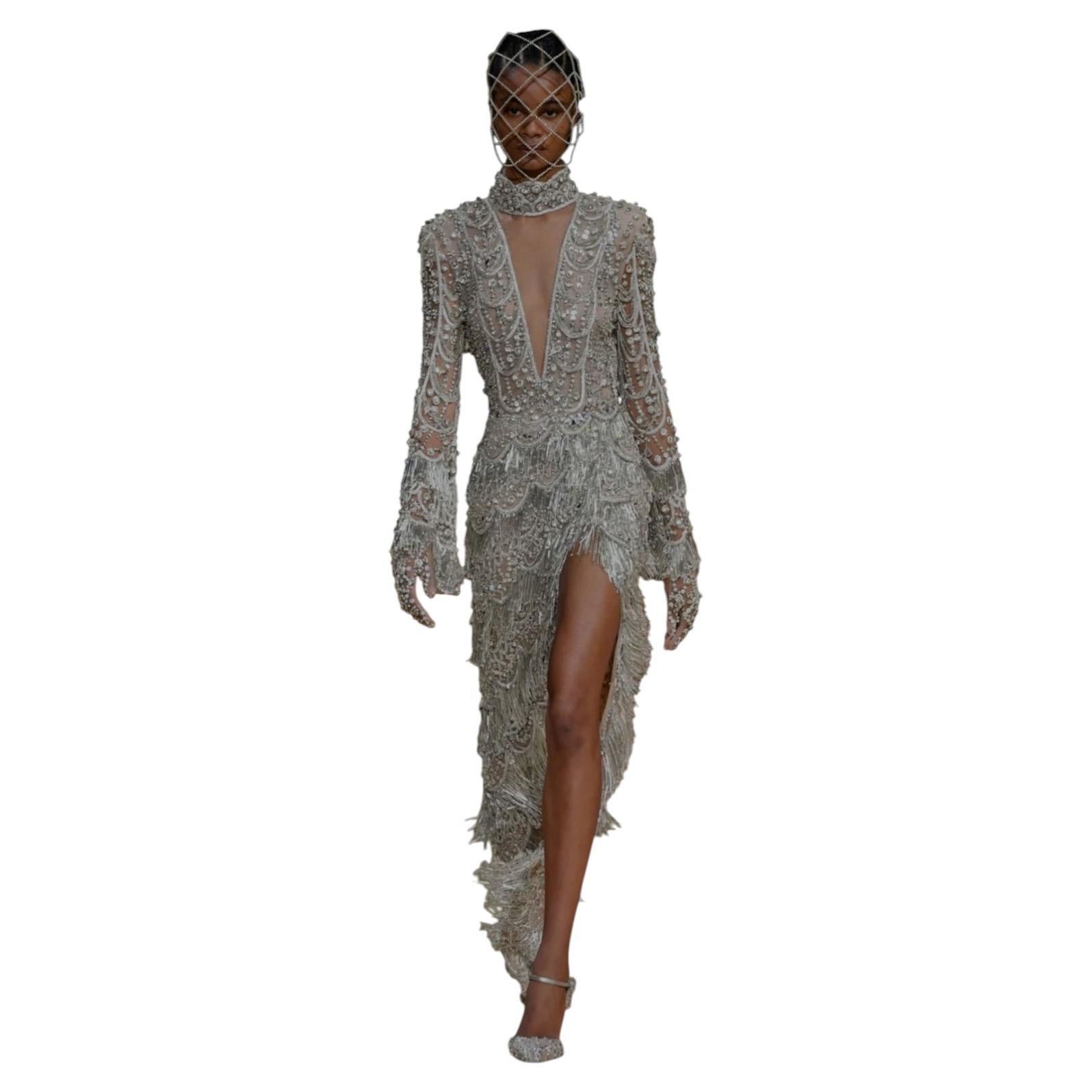Elie Saab Alta Costura Máscara de cristal 2022/23 especial y única hecha a mano en venta