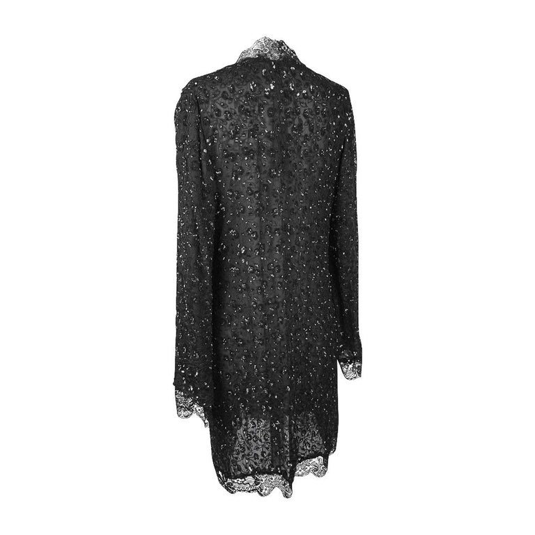 Elie Saab Jacket Coat Gorgeous Lace Sequined 6 / 8 New at 1stDibs