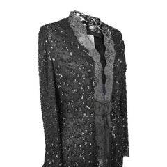 Elie Saab Jacket Coat Gorgeous Lace Sequined 6 / 8 New