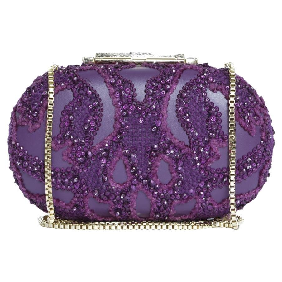 Elie Saab minaudière with pearl embroidery
