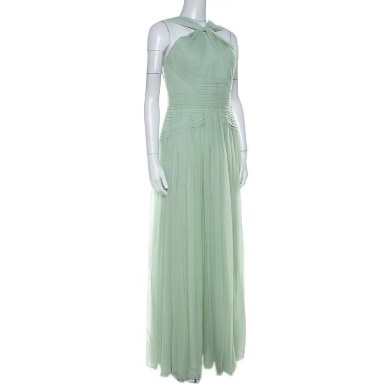 elie saab green gown