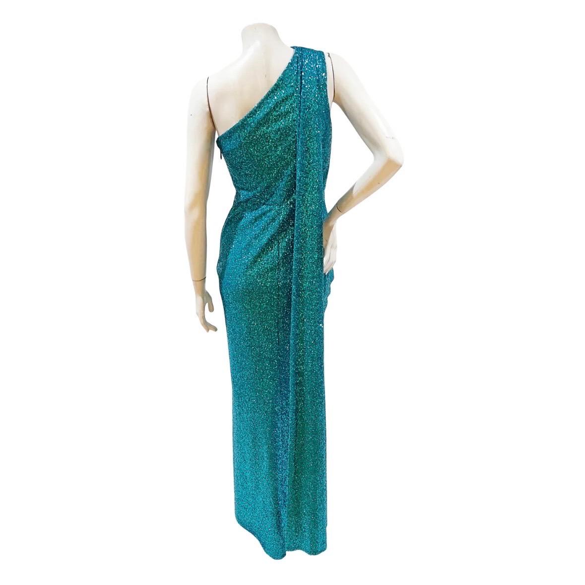 Elie Saab Sequin Gown In Excellent Condition In Los Angeles, CA