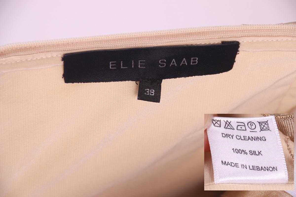 Elie Saab Abendkleid aus Seide im Angebot 6