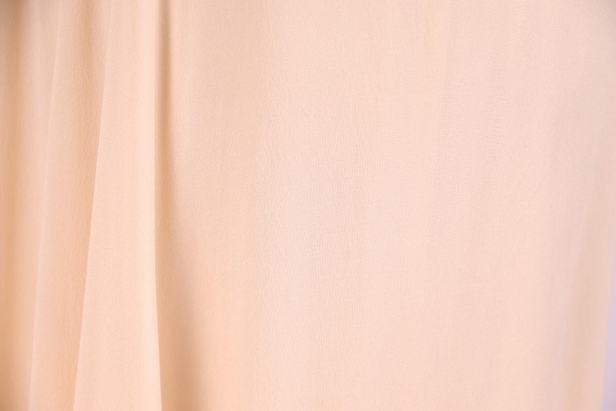 Elie Saab Abendkleid aus Seide (Beige) im Angebot