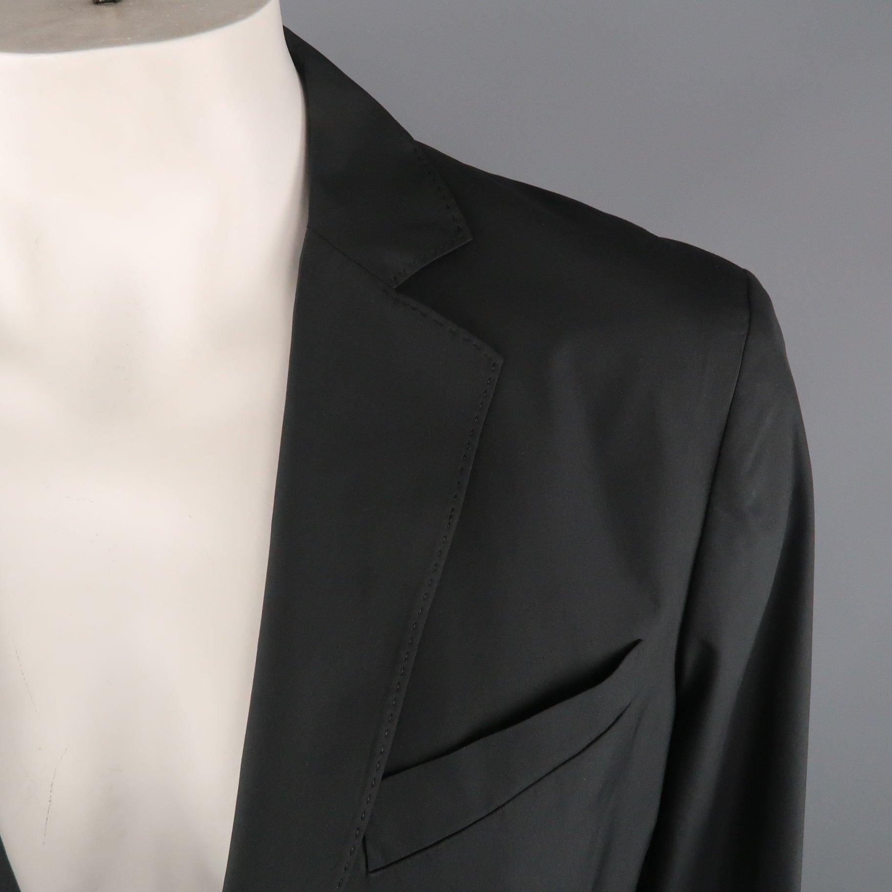 ELIE TAHARI 44 Black Polyester Jacket In Good Condition For Sale In San Francisco, CA