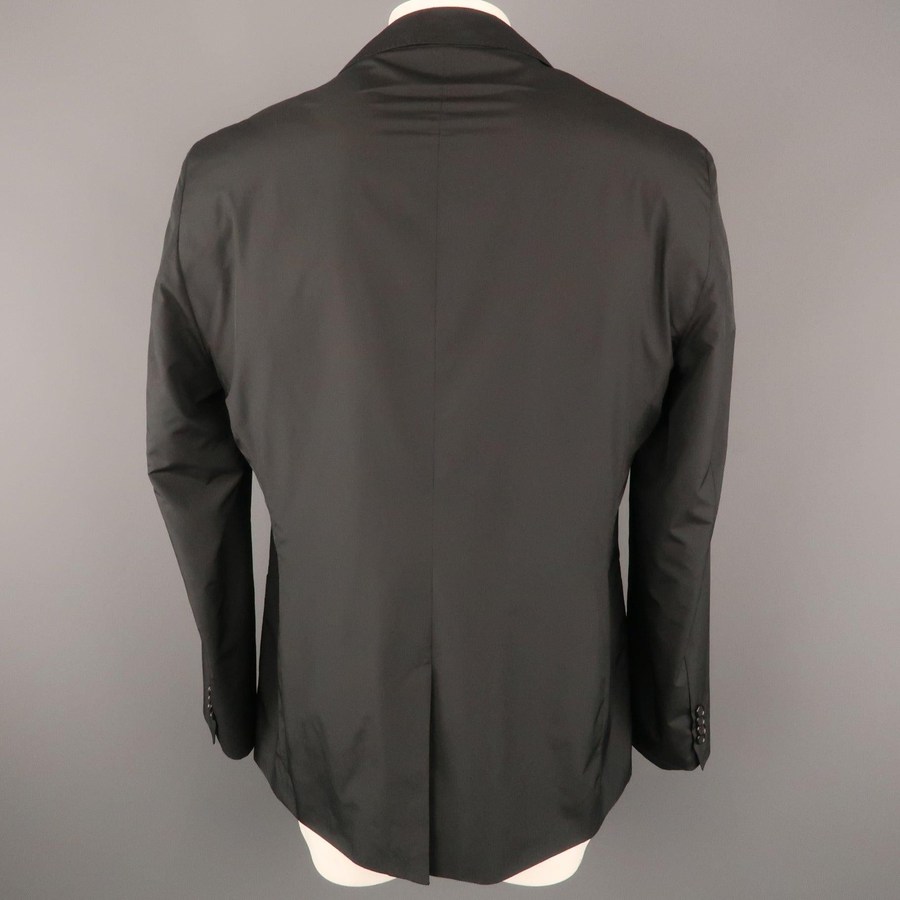 ELIE TAHARI 44 Black Polyester Jacket For Sale 1