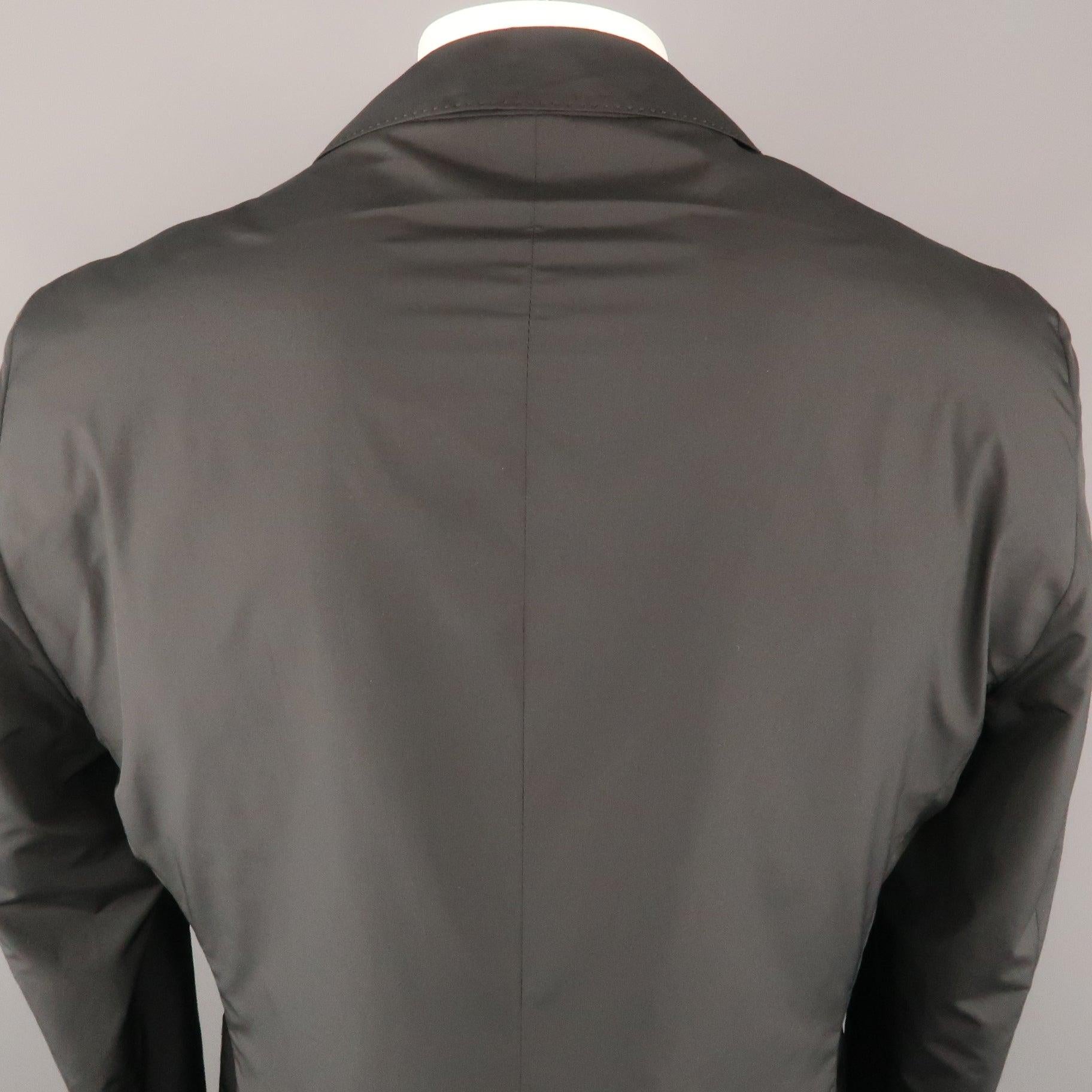 ELIE TAHARI 44 Black Polyester Jacket For Sale 2