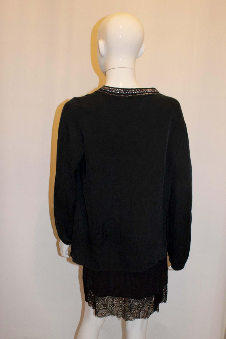 ELIE TAHARI chiffon silk 0X blouse top career PLUS SIZE orange designer main image 0