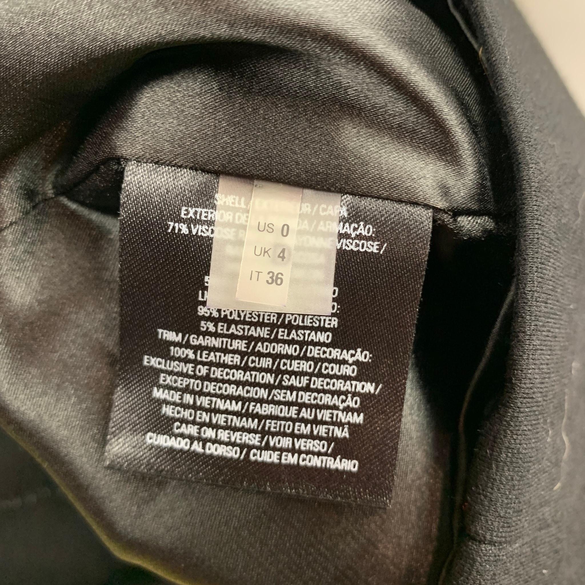 ELIE TAHARI Größe 0 Schwarzes ärmelloses Etuikleid aus Viskosemischung Damen