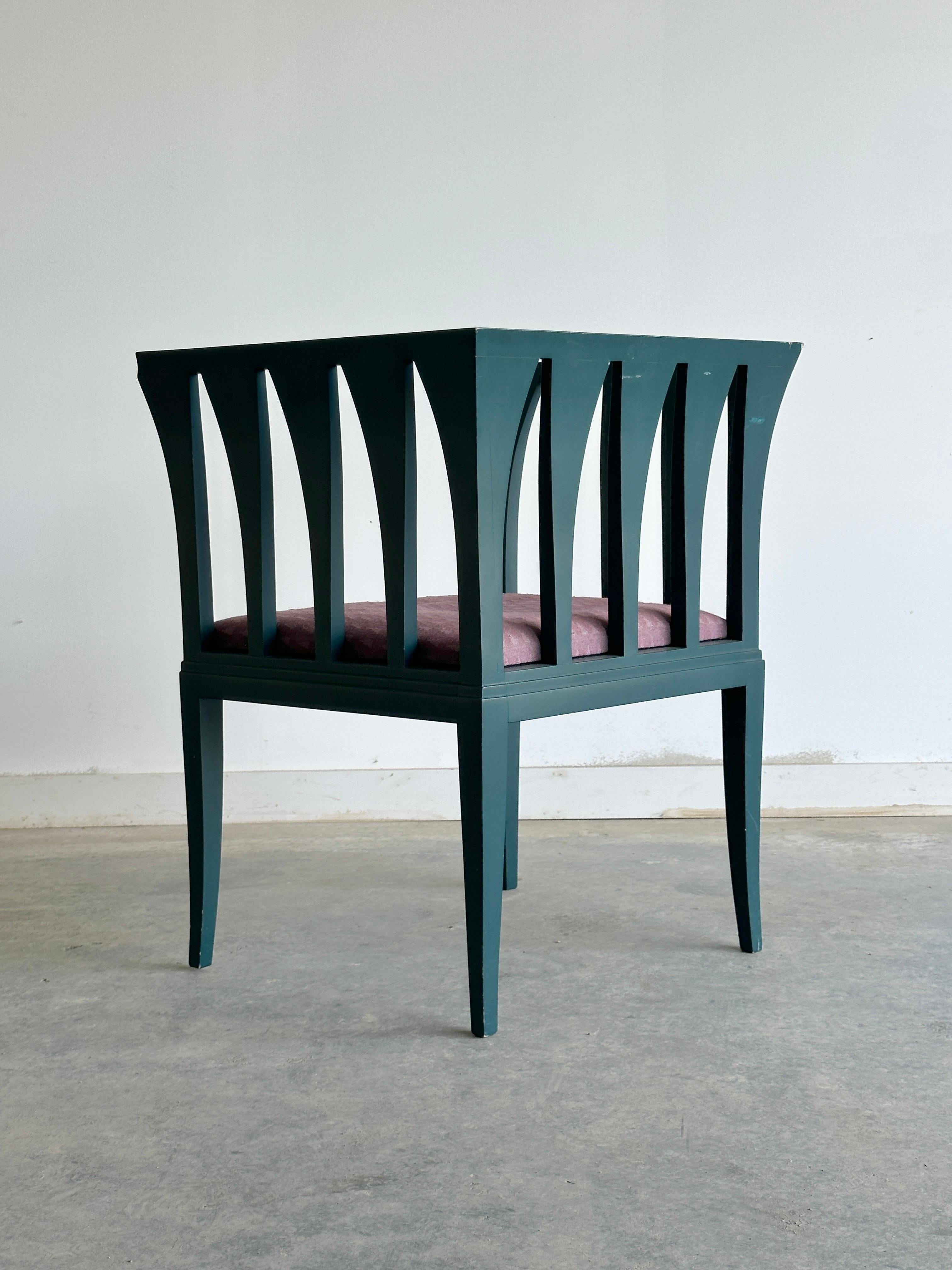 Art Deco Eliel Saarinen Cranbrook chair for Adelta Oy 1983