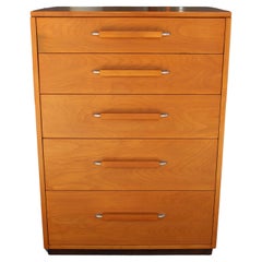 Used Eliel Saarinen Designed Tall Dresser by the Johnson Furniture Co.