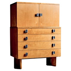 Eliel Saarinen Dresser in Birch for Johnson, USA - 1950s