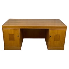 Eliel Saarinen Executive Desk in Lacquered Oak, Finland, 1909