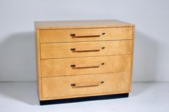 Eliel Saarinen for Johnson Furniture Four Drawer Birch Cabinet, C. 1939