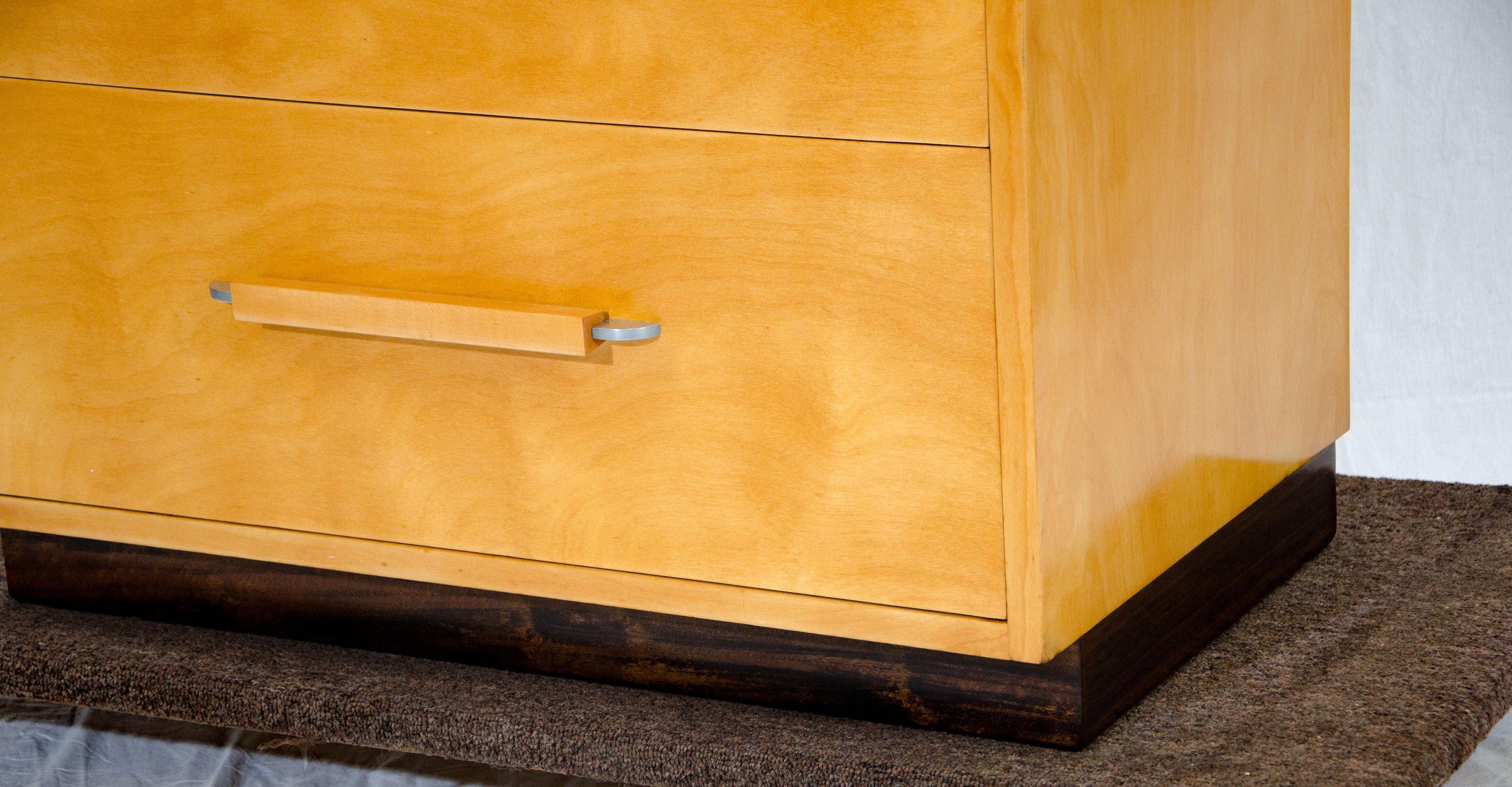 20th Century Eliel Saarinen Highboy Dresser, Johnson Furniture Co.