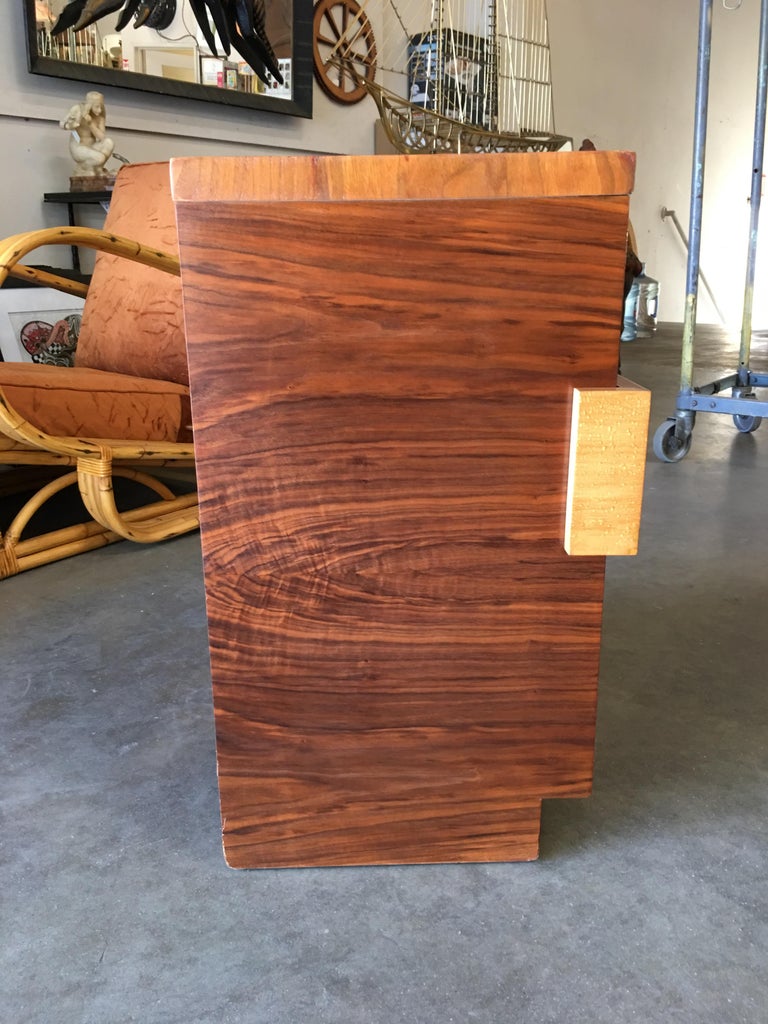 Eliel Saarinen Inspired Streamline Moderne Bedside Side Table For Sale ...