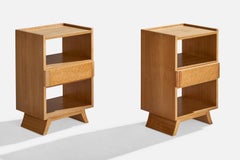 Tables de nuit, acajou, bouleau, États-Unis, années 1940