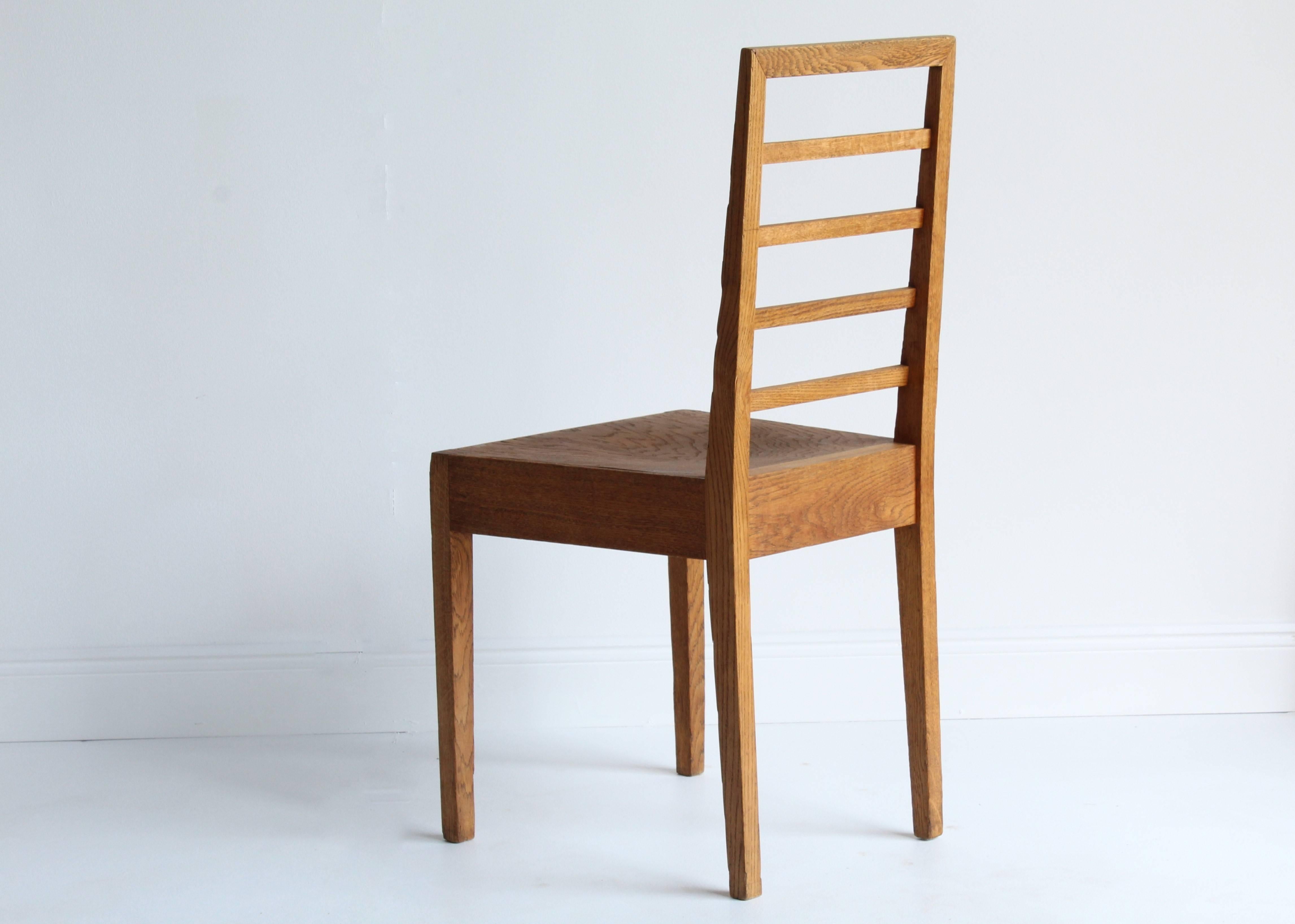 Early 20th Century Eliel Saarinen, Office / Desk Chair for Finnish State Railways, Oak, Finland