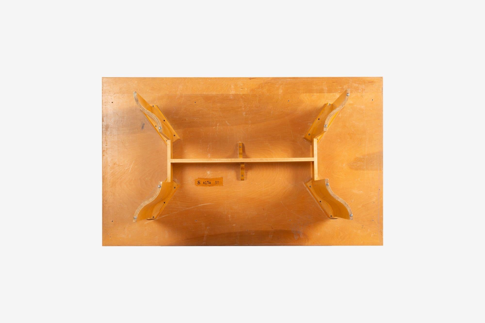 Eliel Saarinen & Pipsan Swanson for Johnson Furniture Company Dining Table 1951 For Sale 7
