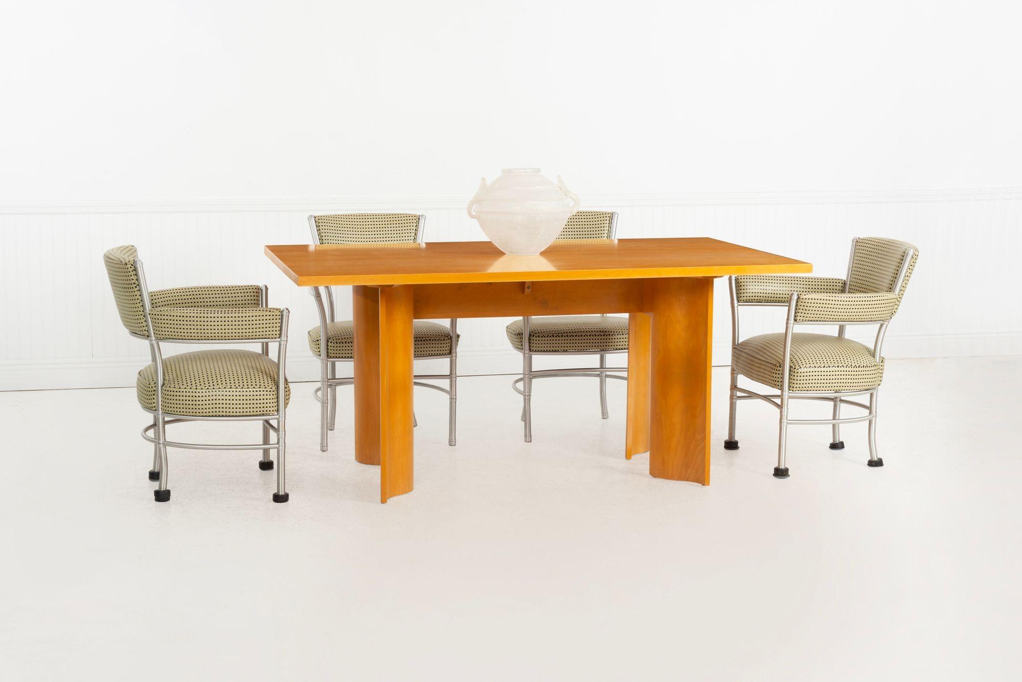 American Eliel Saarinen & Pipsan Swanson for Johnson Furniture Company Dining Table 1951 For Sale
