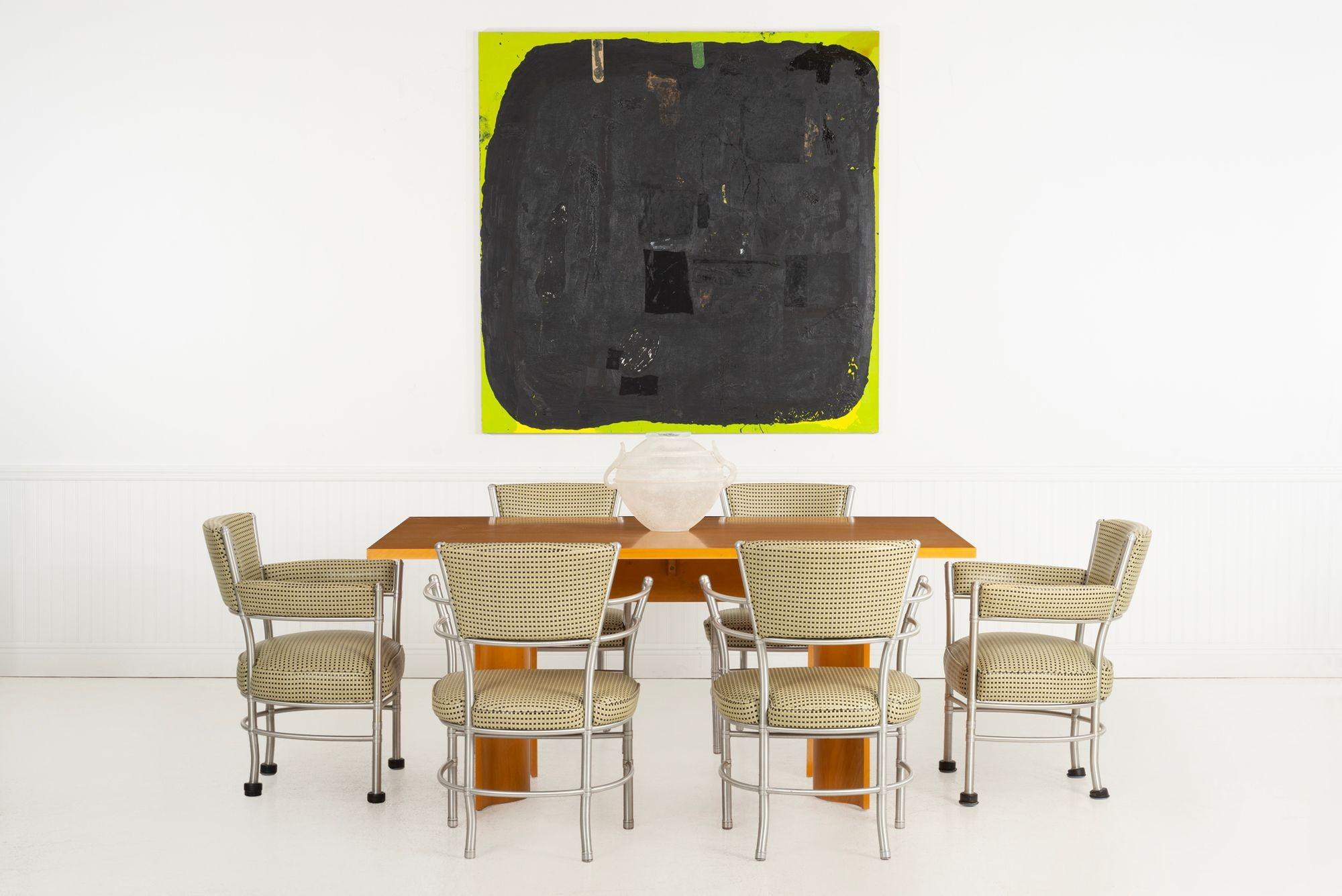 Appliqué Eliel Saarinen & Pipsan Swanson for Johnson Furniture Company Dining Table 1951 For Sale