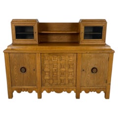 Eliel Saarinen Sideboard for Helsinki Railway Station, Finland, Early 1900s