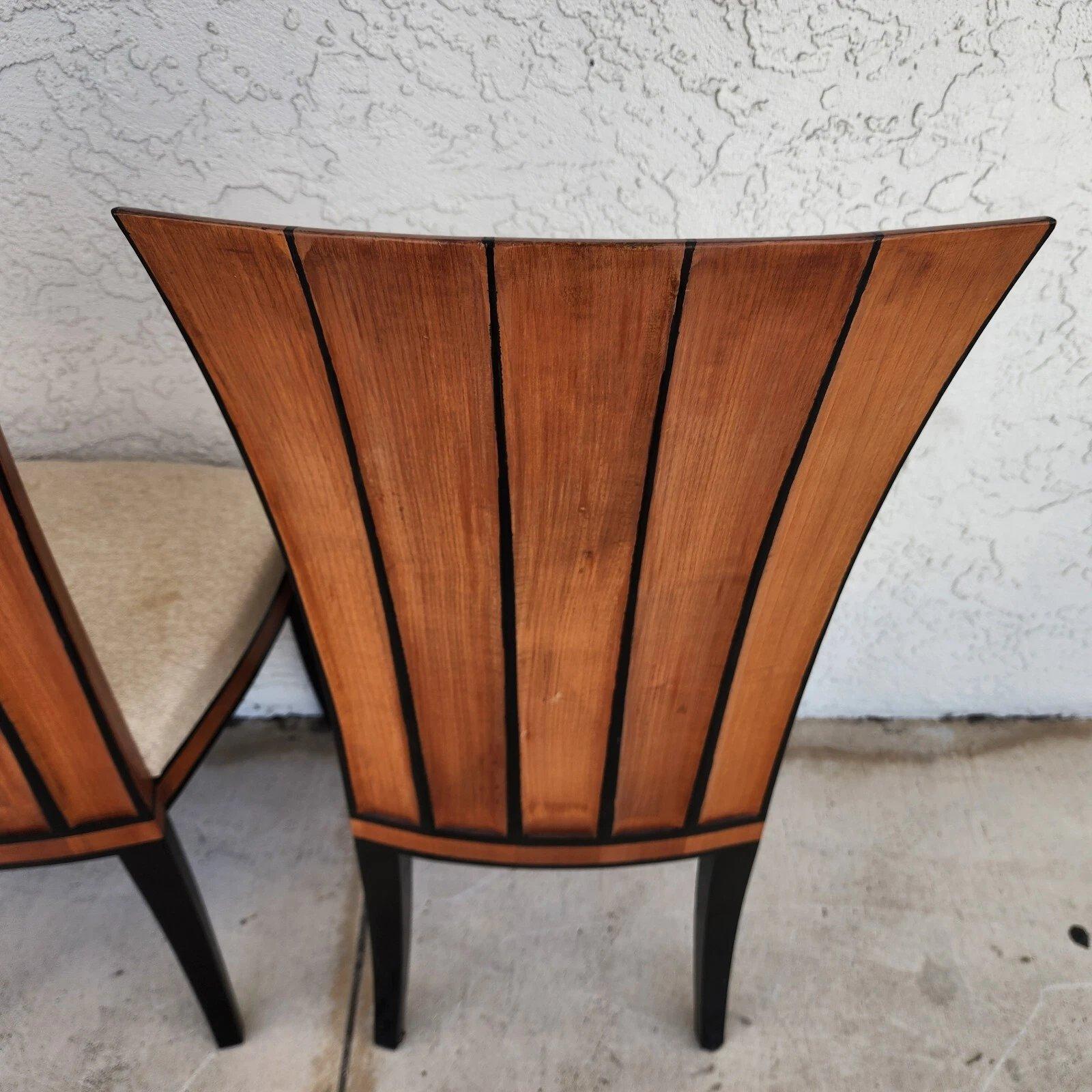 Set di 4 sedie da pranzo Cranbrook in stile Eliel Saarinen in vendita 9