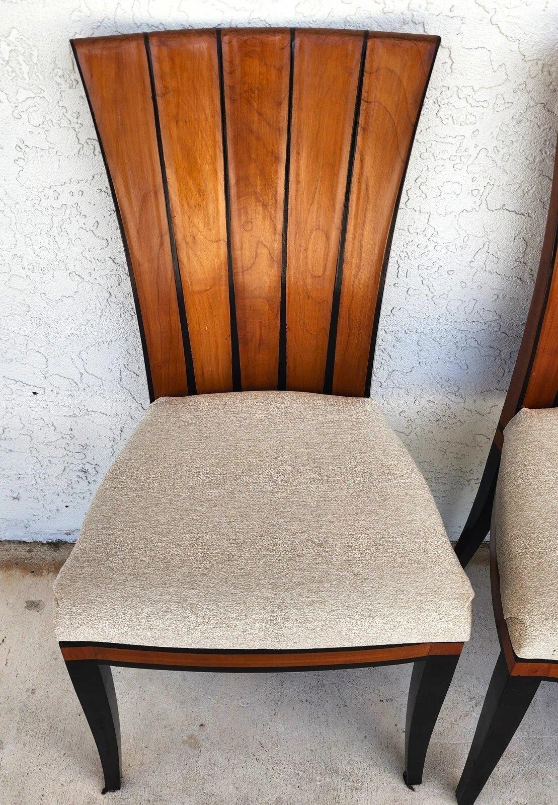 Set di 4 sedie da pranzo Cranbrook in stile Eliel Saarinen In condizioni buone in vendita a Lake Worth, FL