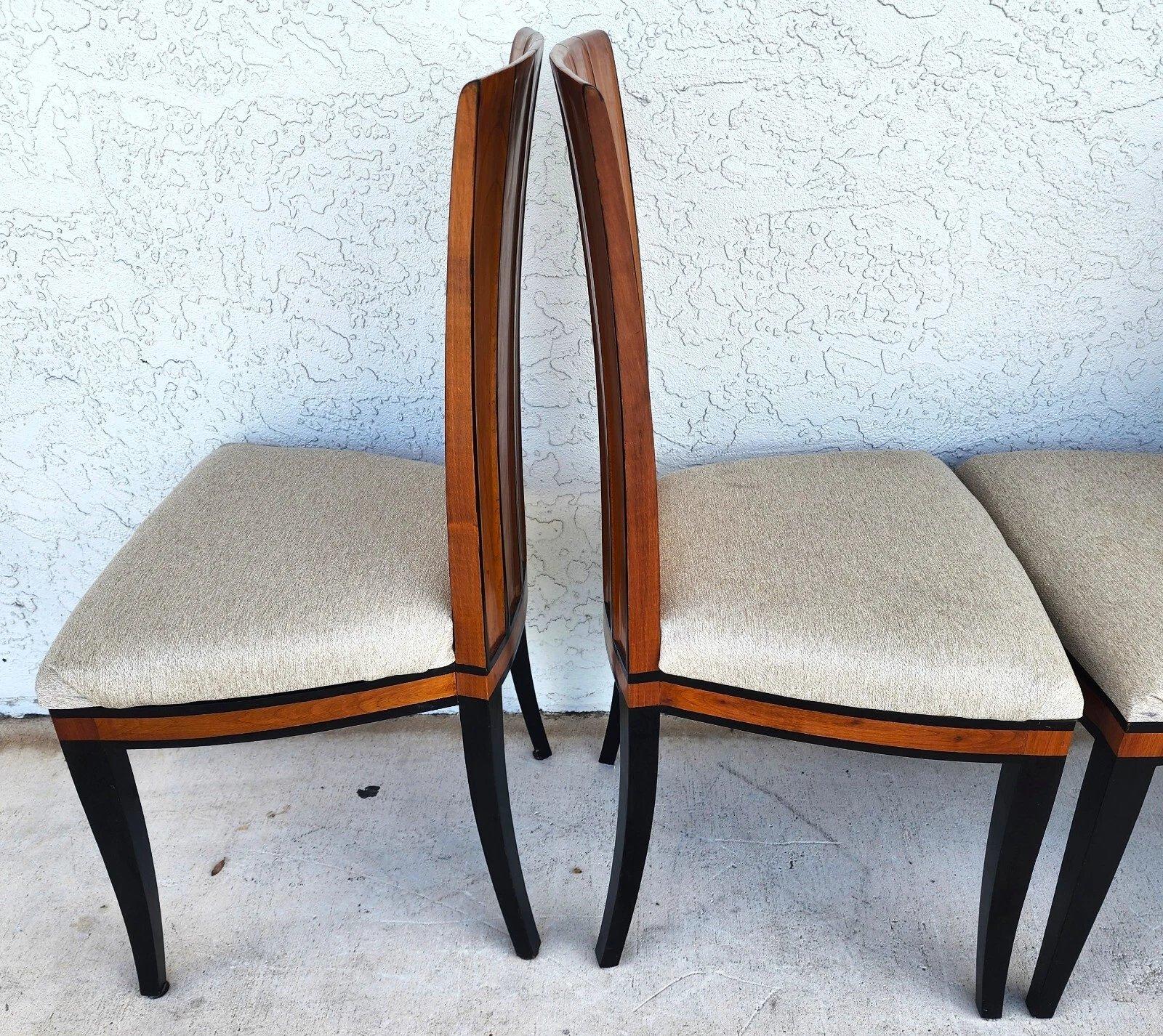 Set di 4 sedie da pranzo Cranbrook in stile Eliel Saarinen in vendita 3