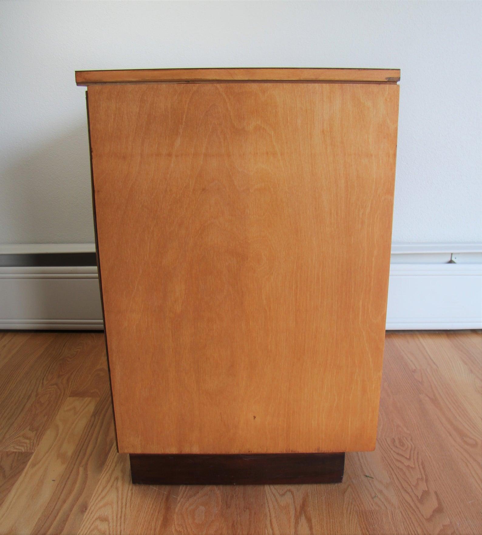 Eliel Saarinen Two Door Cabinet by John Stuart for Johnson Furniture Co In Good Condition In West Hartford, CT