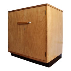 Vintage Eliel Saarinen Two Door Cabinet by John Stuart for Johnson Furniture Co