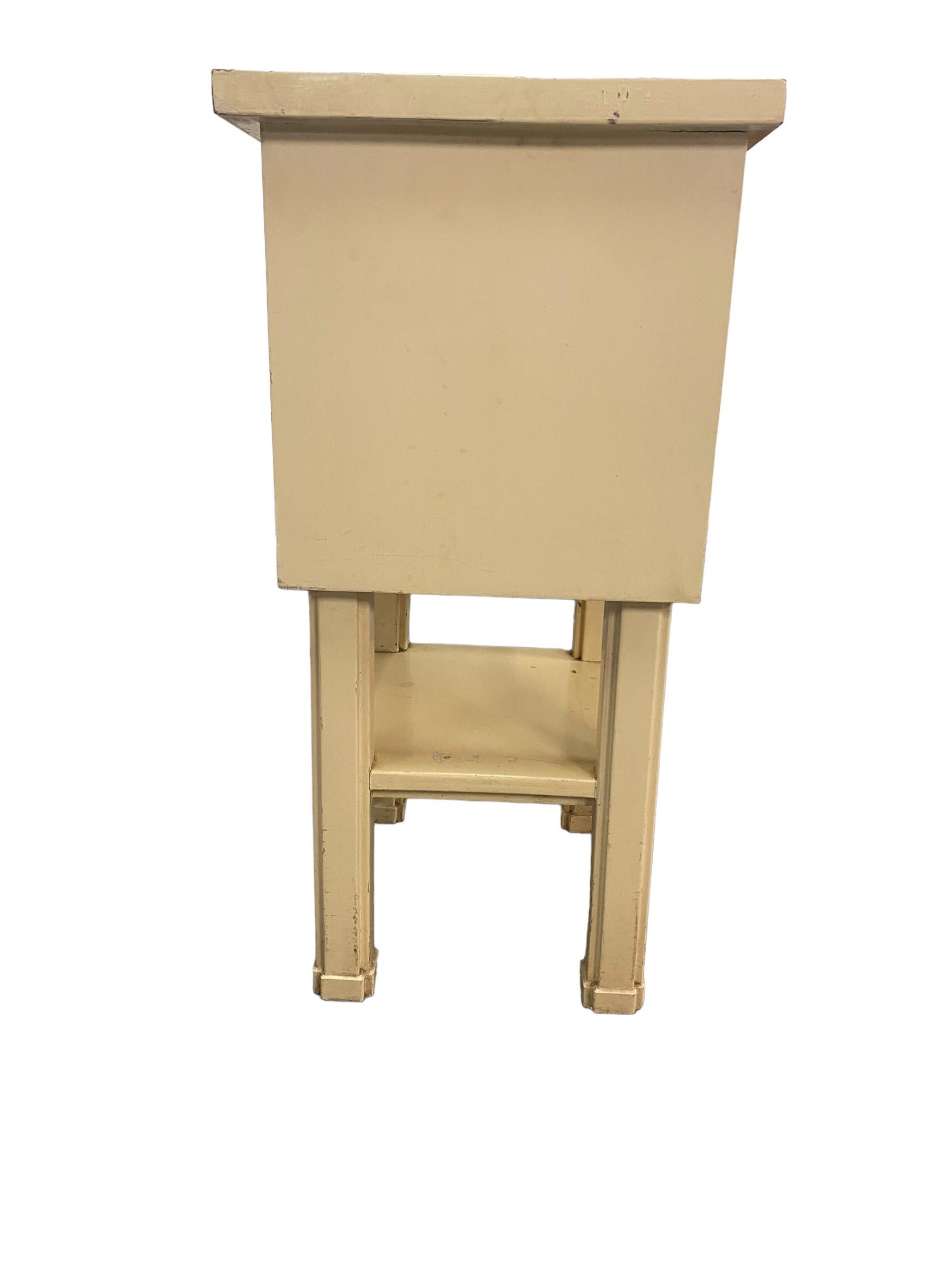 Eliel Saarinen Wooden Side Cupboard, Natural White, Early 20th Century In Fair Condition For Sale In Helsinki, FI