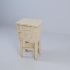 Eliel Saarinen Wooden Side Cupboard, Natural White, Early 20th Century