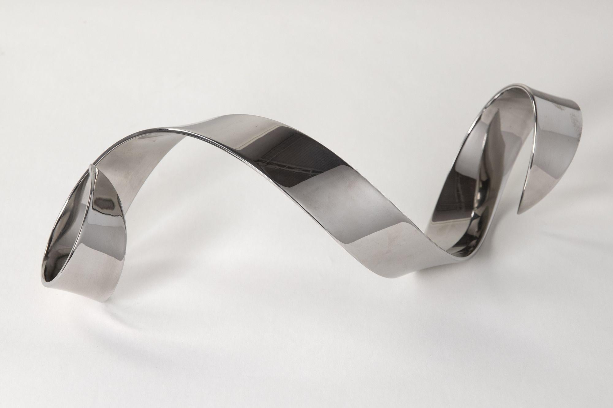 David Herschler Chrome Kinetic Table Top Mid Century Modern Sculptures 76 in vendita 1