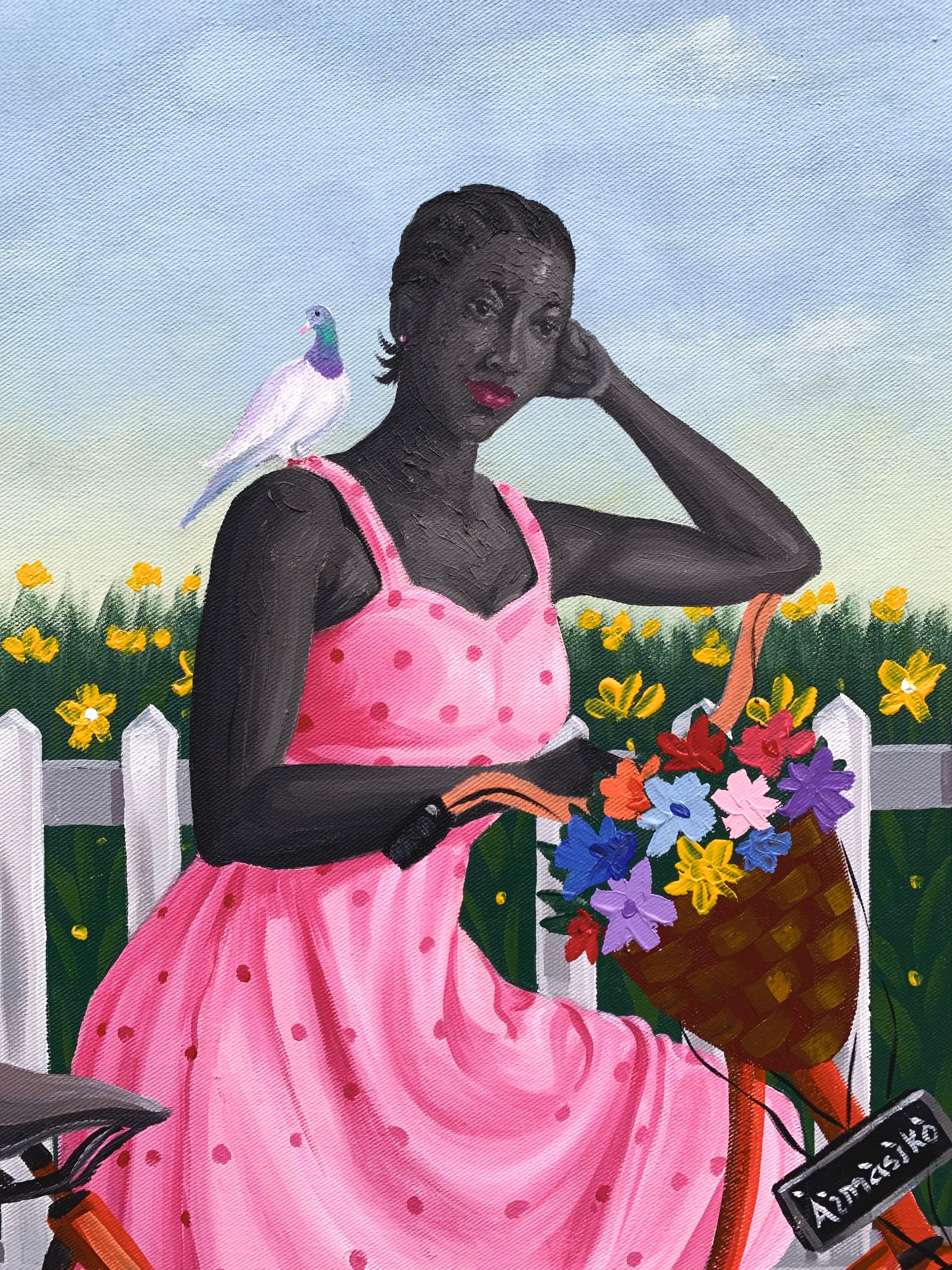 Aimasiko - Siglo XXI, Contemporáneo, Figurativo, Retrato, África, Mujer en venta 2