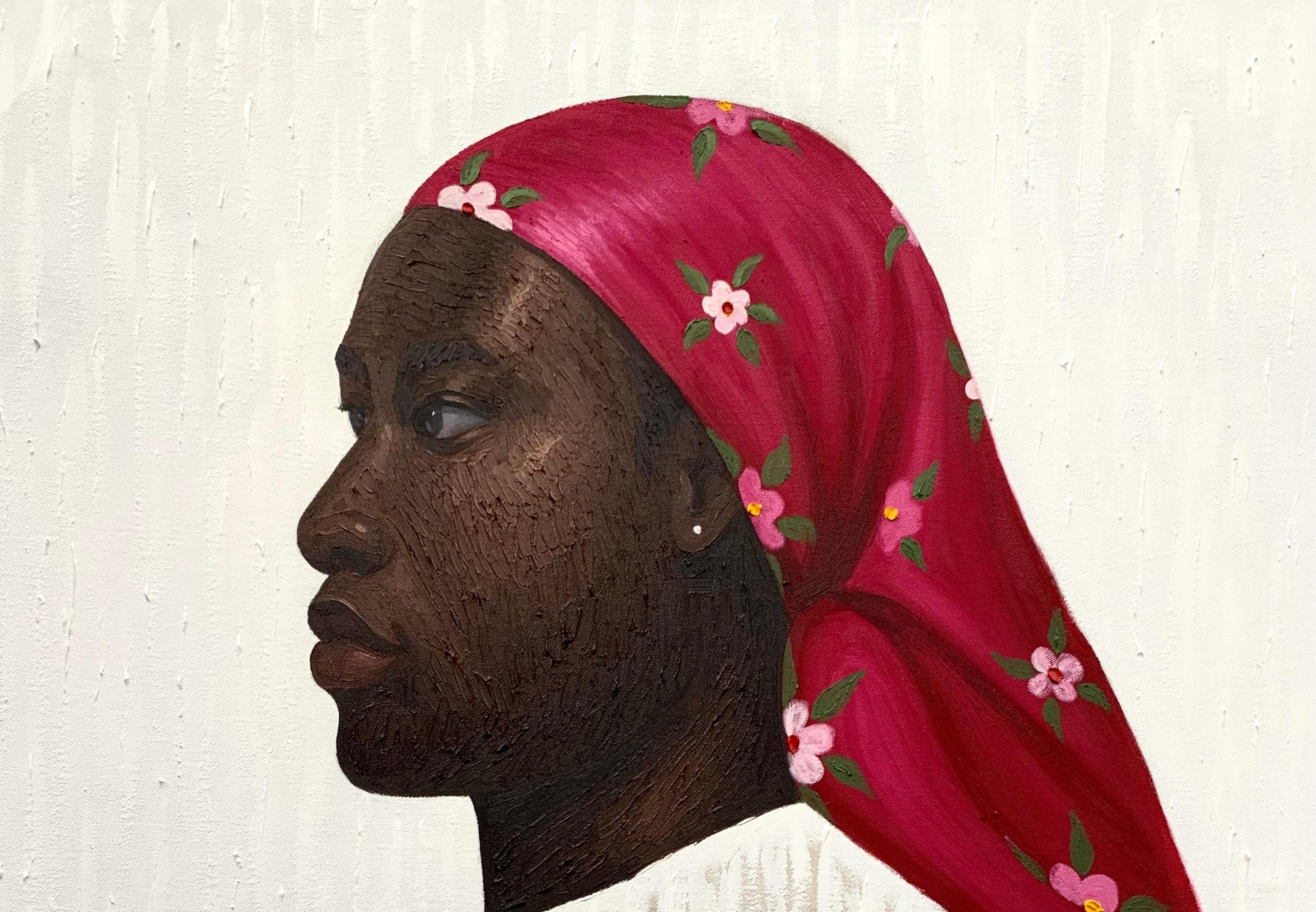 Don't Look Back, Your Life Isn't There Anymore -21st Century, Contemporary Women – Painting von Elijah Olanase