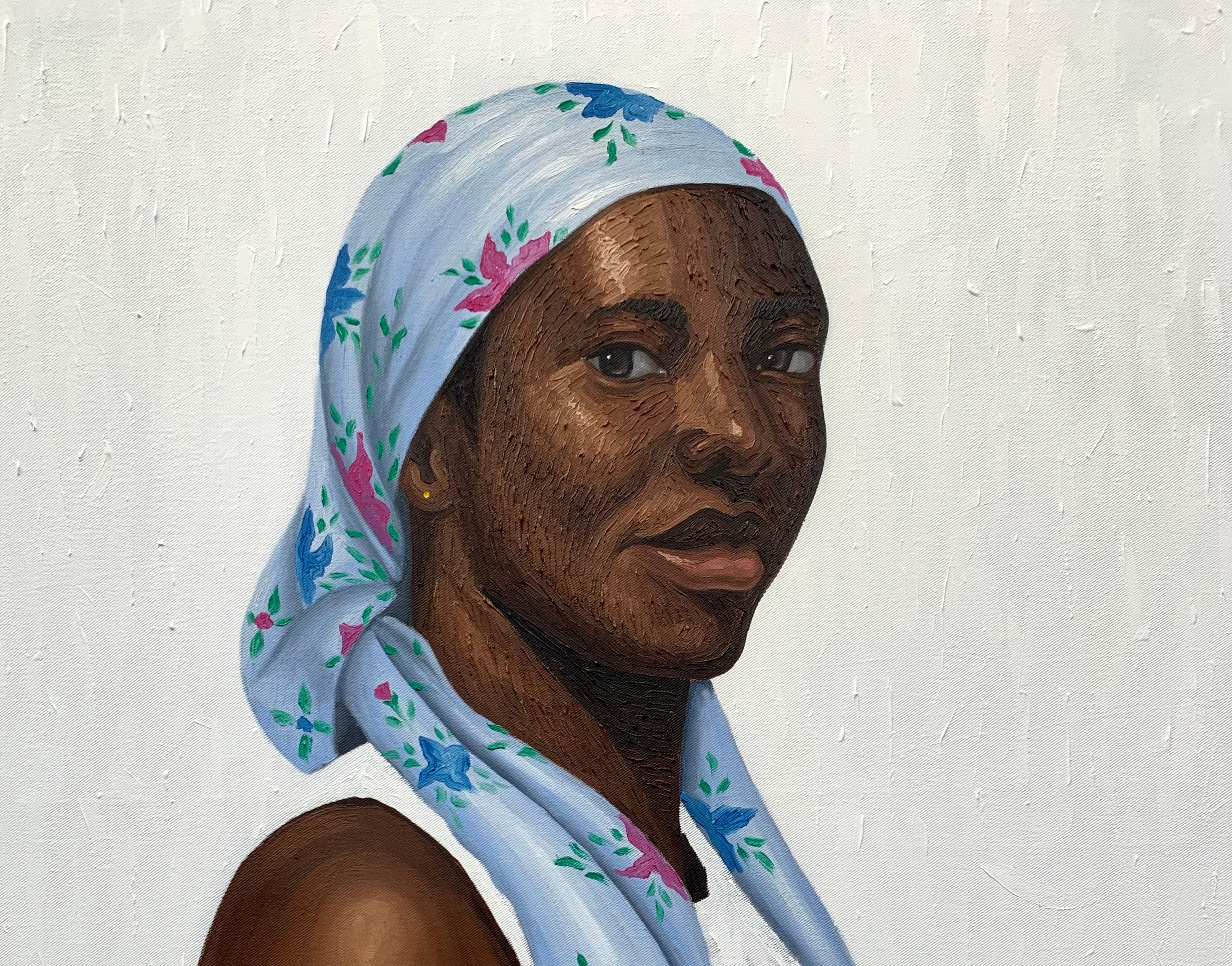 Diventa ciò che pensi - 21° secolo, Contemporaneo, Ritratto, Donne - Painting di Elijah Olanase