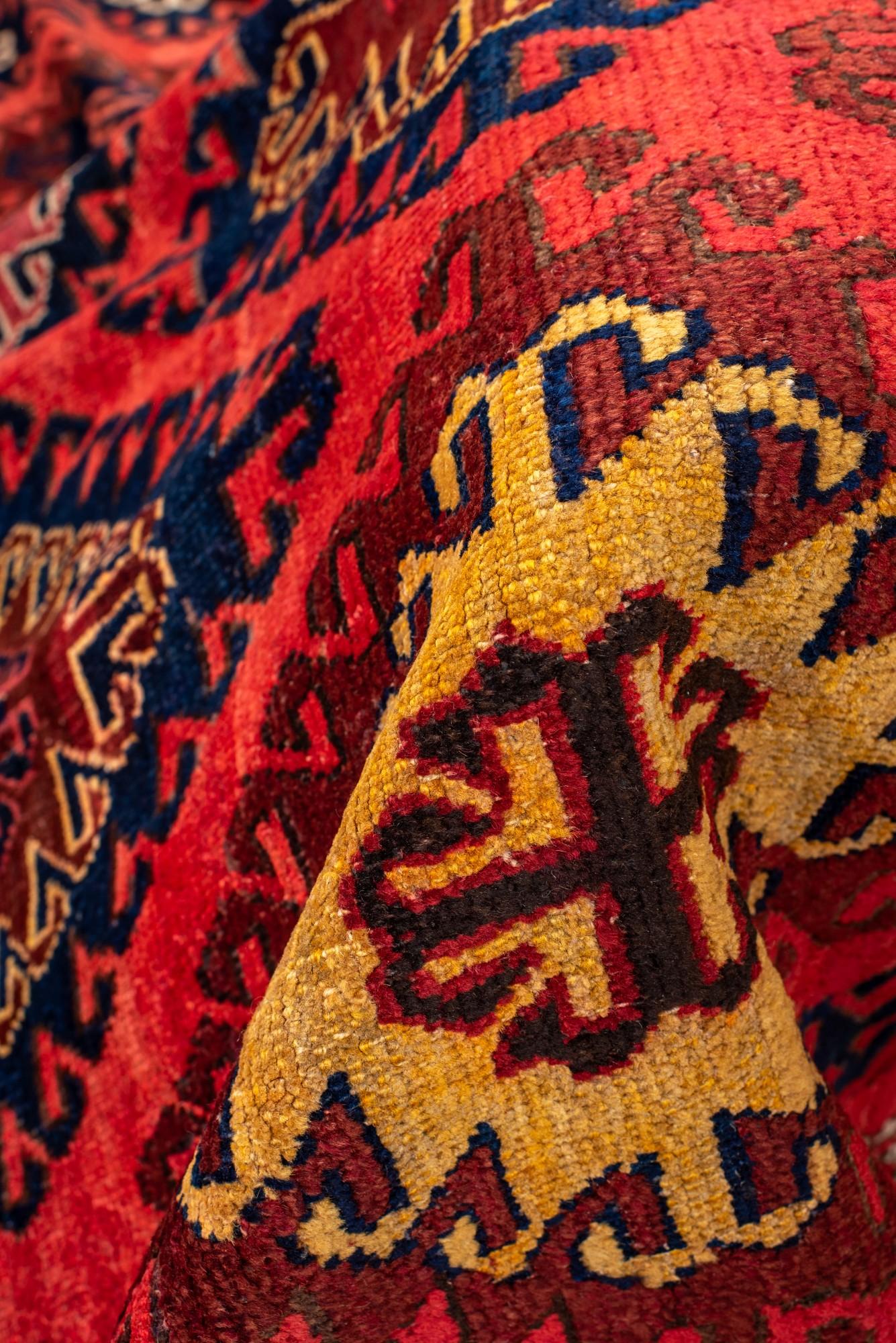 Antique Kyrgyz Rug, Circa 1900's In Good Condition For Sale In New York, NY