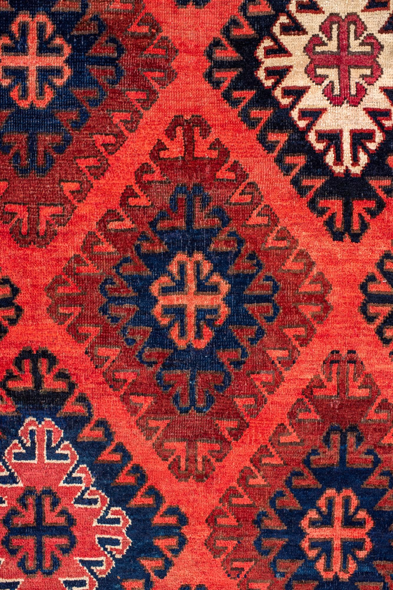 Wool Antique Kyrgyz Rug, Circa 1900's For Sale