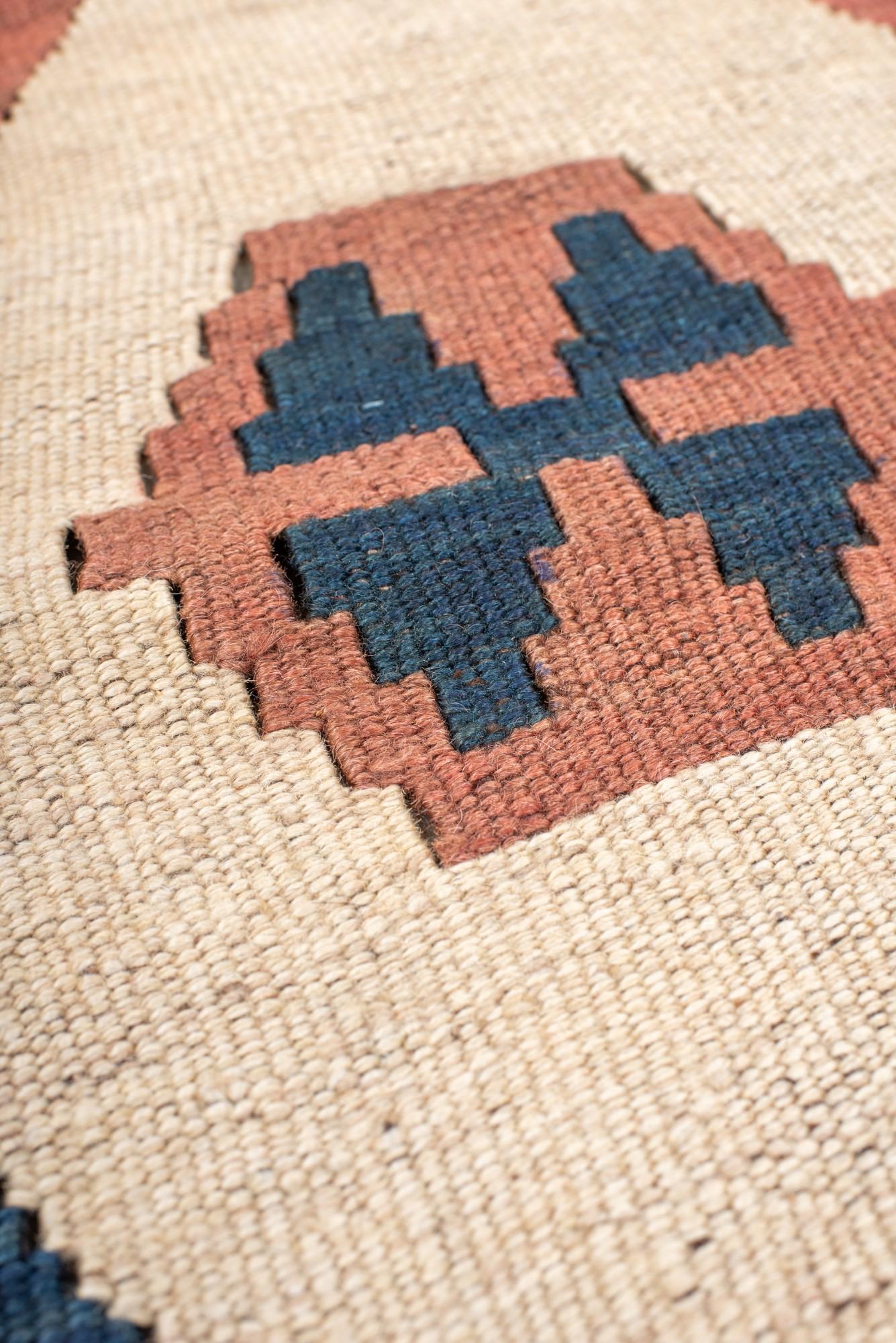 Antique Tazik Kilim Runner In Good Condition For Sale In New York, NY