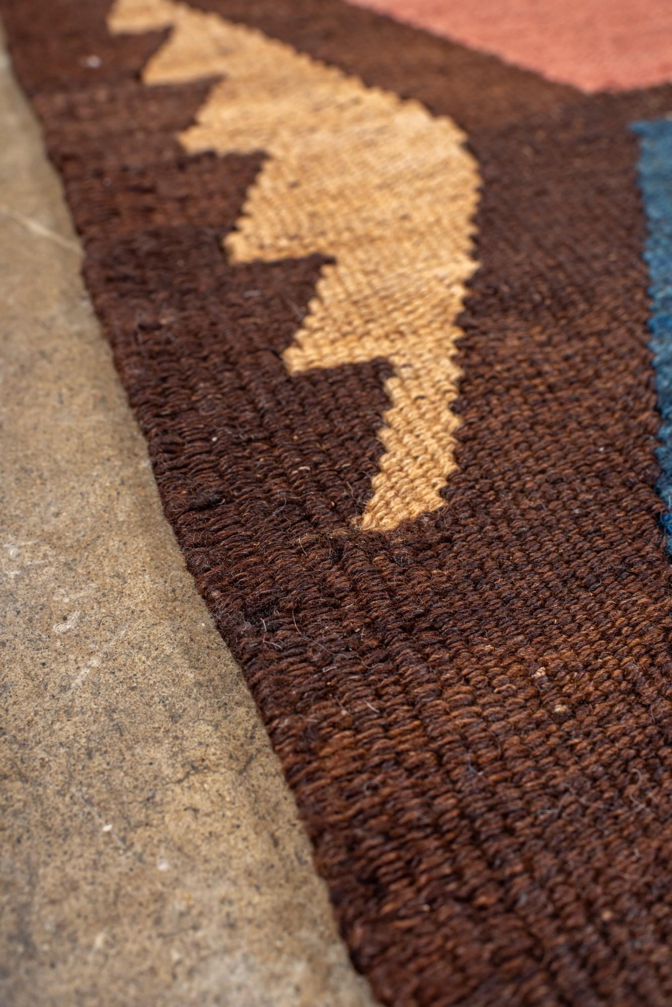 20th Century Antique Tazik Kilim Runner For Sale