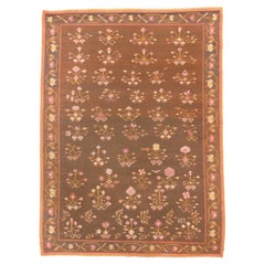Antique Kilim with Floral Design, Circa 1900's