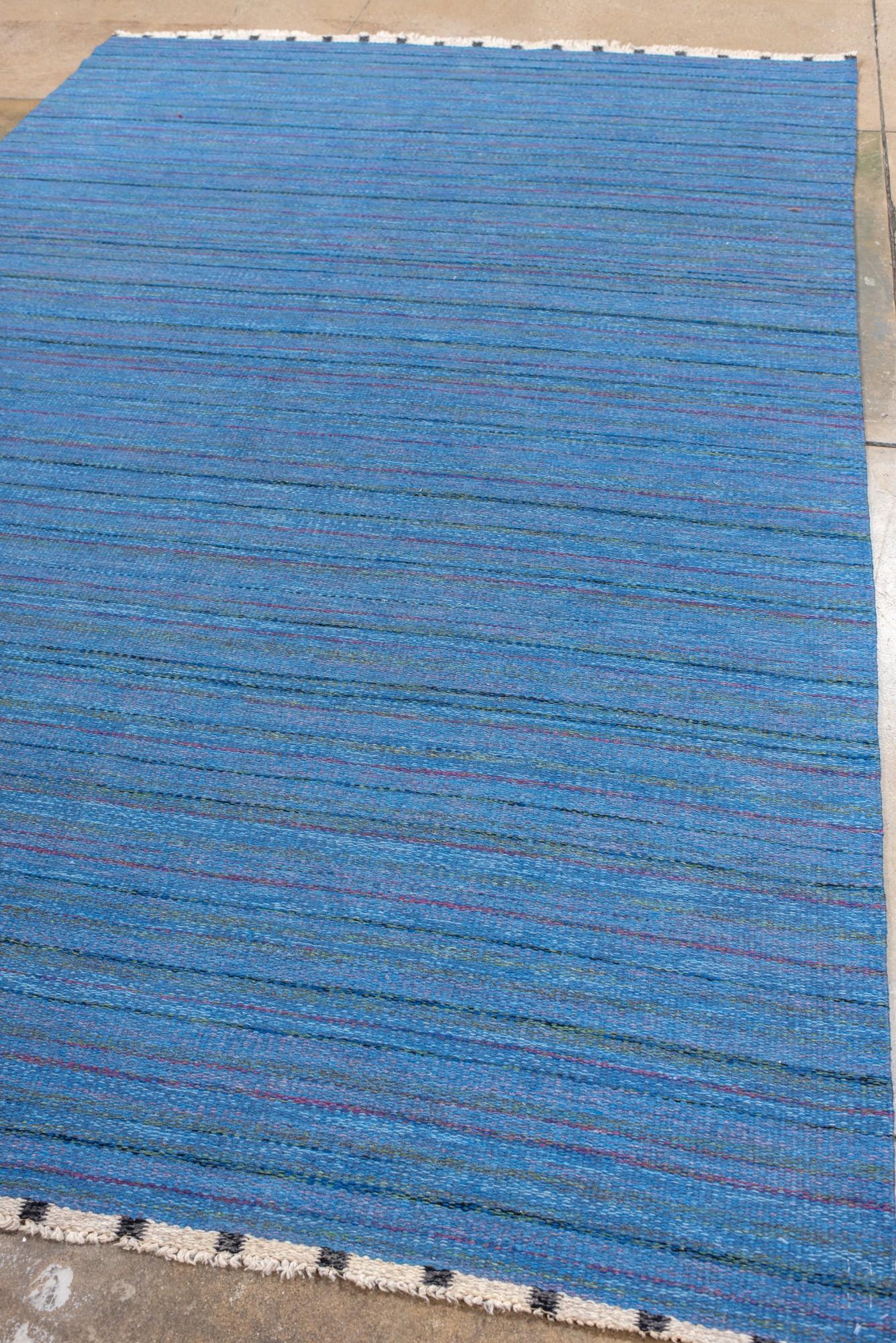 Swedish Vintage Rollaken in a Monochrome Blue For Sale